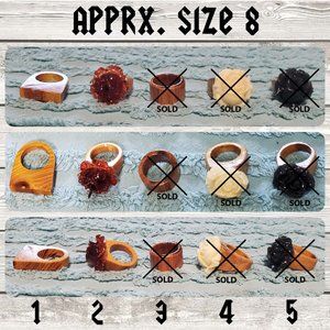 Handmade Wooden Rings